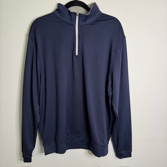 Kenneth Cole Golf Men's 1/4 Zip Pullover Navy Size Large - Picture 1 of 5